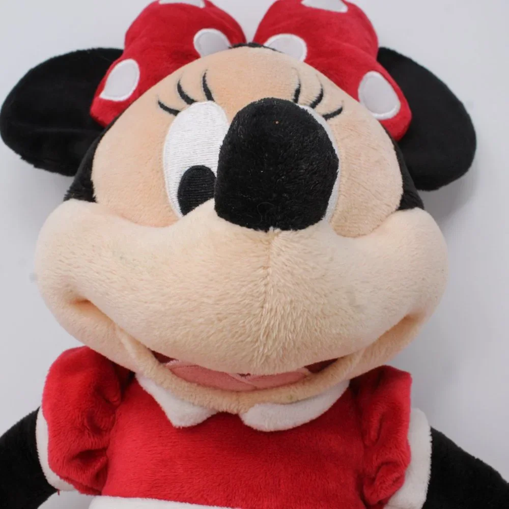 Disney Parks Resort  Minnie Mouse 20" Doll Red  Dot Dress Bow Plush Stuffed Toy - Picture 9 of 11
